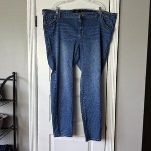 Medium-Wash Straight Leg Jean from Torrid Denim in Size 26R